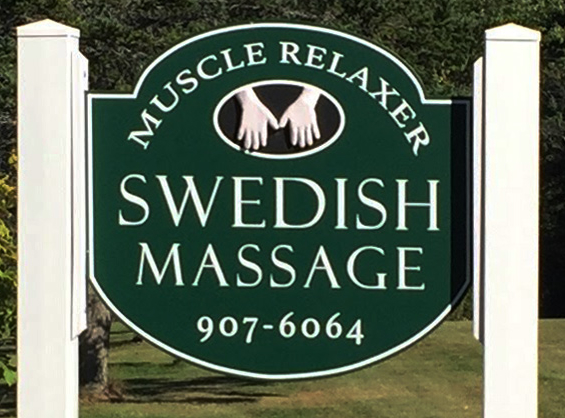 massage sign